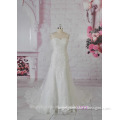 2016 guangzhou fashion heavy beaded lace low back slim A-line bridal wedding dresses